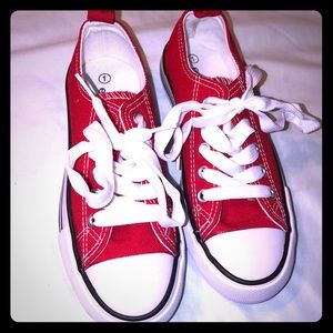 Converse style sneakers